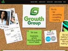 Tablet Screenshot of growthgroup.com